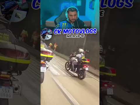 TOMOU FOI UM ESPORRO  DO POLICIAL !#motovlogs #ckmotovlogs thumbnail