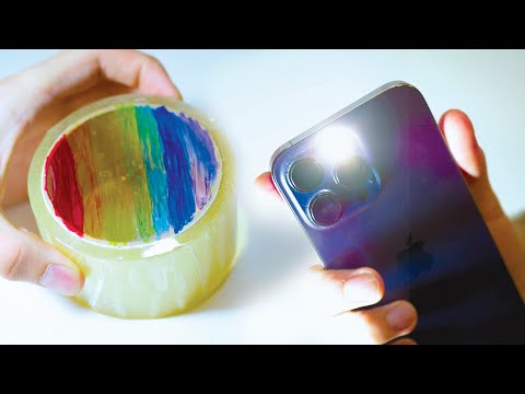 Craft a Rainbow: DIY Light Art with Everyday Items thumbnail