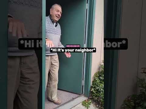Neighbors surprise lonely man on christmas ❤️ thumbnail