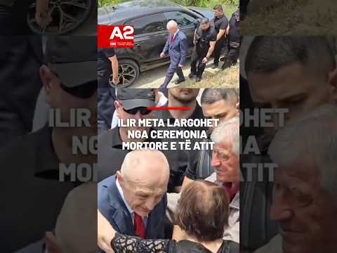 Ilir Meta largohet nga ceremonia mortore e të atit thumbnail