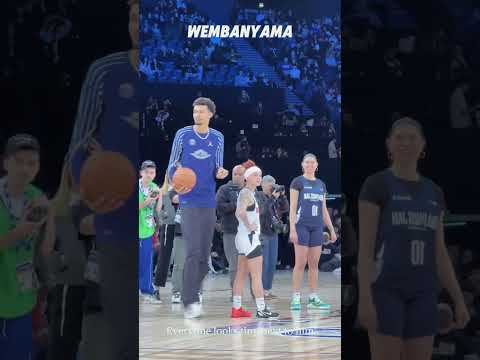 Everyone looks tiny next to him .??#wembanyama #nba #basketball #mvp thumbnail