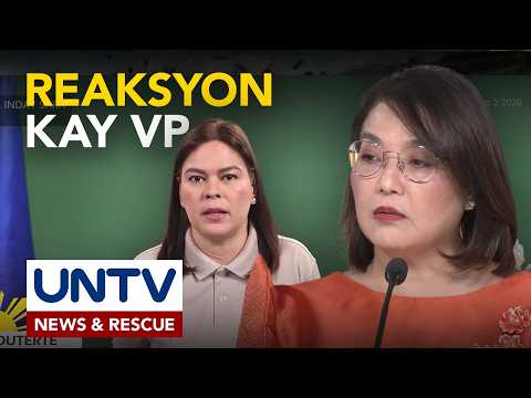 Malacañang may reaksyon sa ‘nakababahala’ remarks ni VP Sara kaugnay ng sigalot sa Senado thumbnail