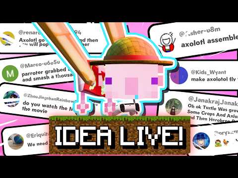 IDEA LIVE!🔴Give me Your CRAZEST MINECRAFT IDEAS🔥 thumbnail