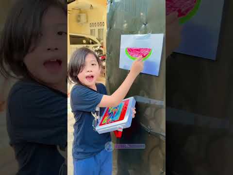 GAMBAR PAKAI CRAYON ATAU SPIDOL #shorts thumbnail