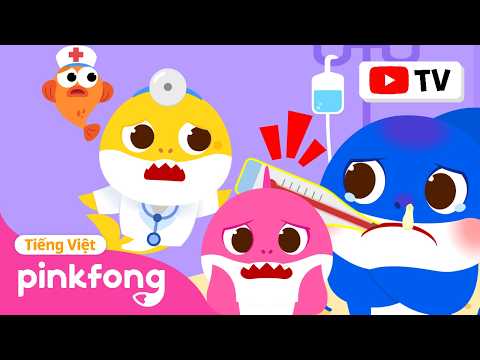 ? Tuyển tập chữa bệnh cùng Cá Mập Con | Pinkfong & Gia Đình Cá Mập | cartoon | Baby Shark Pinkfong thumbnail