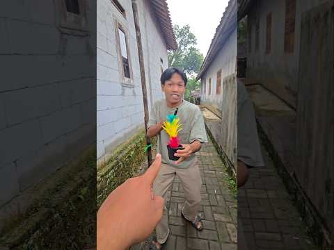temon bisa sulap ngeluarin bulu dari pot bunga #trendingshorts thumbnail