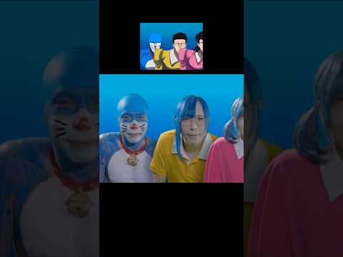 Live-action Doraemon's shoulder shaking dance #shorts thumbnail