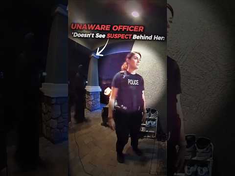 Suspect Sneaks Up On Distracted Officer thumbnail