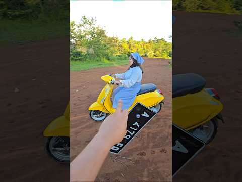 pasang plat nomor hitam dimotor bawang putih#trendingshorts thumbnail