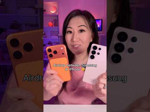Airdrop between Samsung & iPhone 🤯 | android tips thumbnail