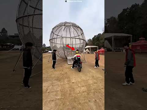 Greed Took Him Into the Most Dangerous Bike Show 😱🏍️ #shots thumbnail