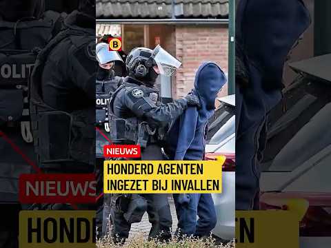 Zeker 100 agenten ingezet bij meerdere invallen in Oisterwijk en Tilburg | #politie thumbnail