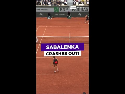 Shnaider sends World No. 1 Sabalenka packing in Paris! 🤯 #rolandgarros #tennis thumbnail