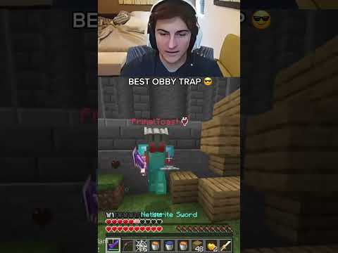 GREATEST obby trap of all time ?? #minecraft #gaming thumbnail