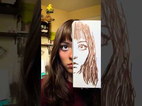 สวยจนอึ้ง! เปลี่ยนหน้าตัวเองเป็นงาน Art thumbnail