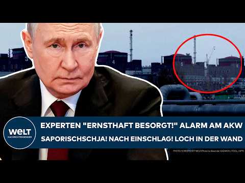 UKRAINE-KRIEG: "Ernsthaft besorgt!" Alarm am Akw Saporischschja! Nach Einschlag! Loch in der Wand! thumbnail