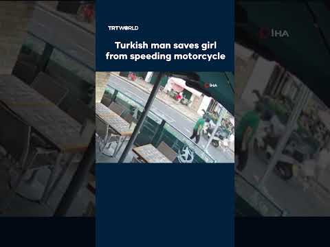 Turkish man injured while saving girl from oncoming motorcycle in London thumbnail