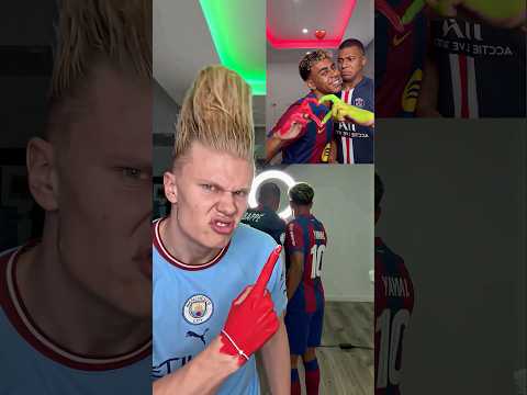 Haaland, Mbappé, and Yamal Are Too Funny ?? #football #haaland #parody thumbnail