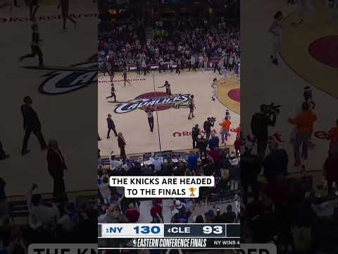 The New York Knicks advance to the NBA Finals 🏆 thumbnail