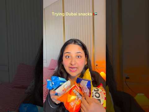 Trying Dubai snacks for the first time #minivlog #ytshorts #shorts thumbnail