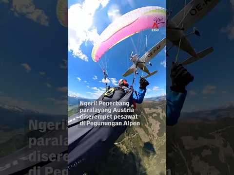 Penerbang paralayang Austria diserempet pesawat di Pegunungan Alpen thumbnail