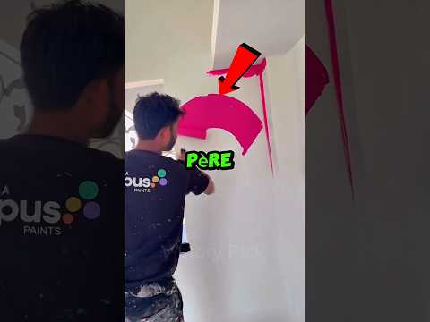 Ton père repeint ta chambre ! quelle couleur vas-tu choisir ? ?? #shorts #viralvideo thumbnail