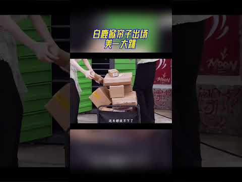 白鹿掀帘子出场美一大跳 #奔跑吧 thumbnail