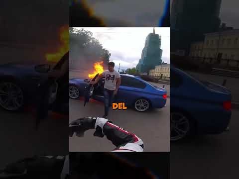 Un BMW se incendió en la carretera? #bike #moto #bikelover thumbnail