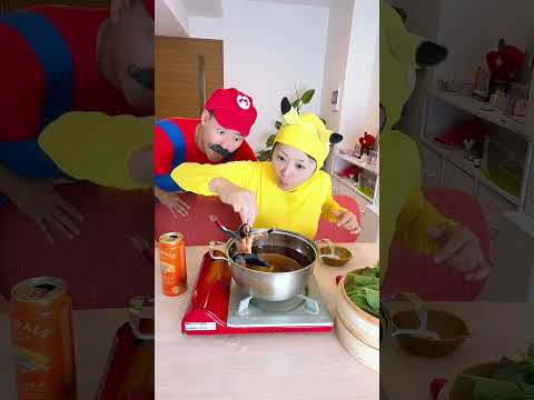 SAVING GIANT MAN! ? Little Bro's Soup Surprise! #shorts thumbnail