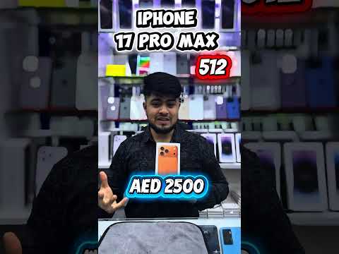 #akheeerhogayi #iphone14promax #exchnage #iphone17promax #iphone17 iPhone 📱 17 pro max AED 2500 thumbnail