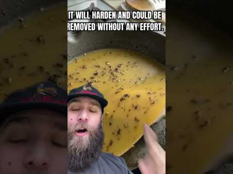 Getting rid of bacon oil #jeeplife #offroad #jeepwrangler #4x4 #cars #car #ford #offroading #shorts thumbnail