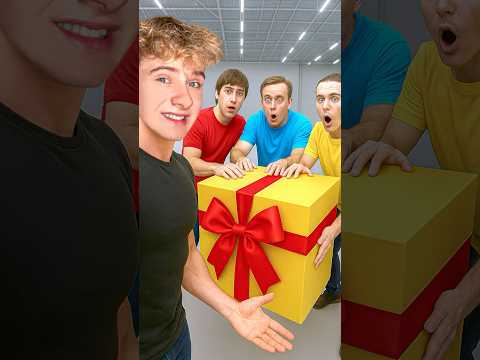 Losowe osoby trzymają boxa dla nagrody thumbnail