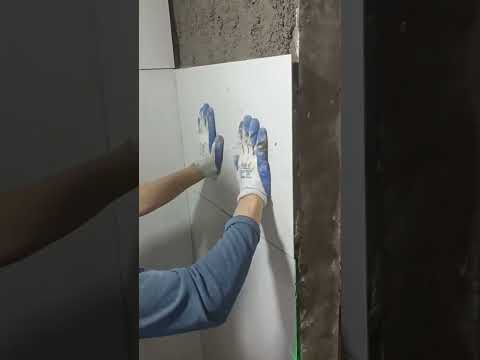 Tile installation P8806#shorts thumbnail