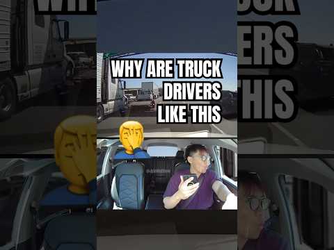 Semi brushed it off 😂🤦‍♂️ #cars #dashcam #parody #jylez06 thumbnail