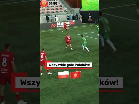 POLSKA - CZARNOGÓRA | ZOBACZ GOLE BIAŁO-CZERWONYCH! #shorts thumbnail