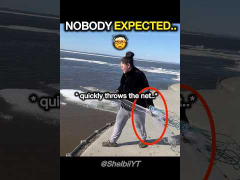 Girl Fishing Skill Will Satisfy You…?#shorts thumbnail