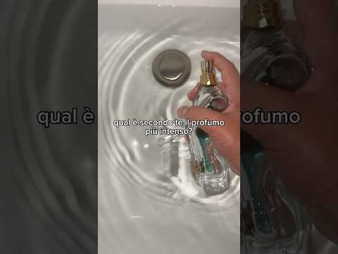 Riesci a capire qual è il profumo più intenso solo dallo spruzzo? thumbnail