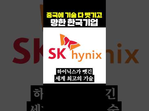 중국에 기술 다 뺏기고 망한 한국 기업 thumbnail