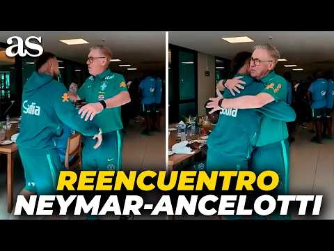 Había expectación: el abrazo entre NEYMAR y ANCELOTTI en la concentración de la SELECCIÓN BRASILEÑA thumbnail