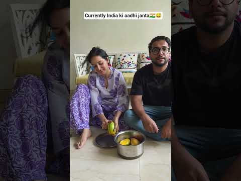 chawal aur 4 aam ke baad wali nind?? #indian #relatable #funnyshorts #mango thumbnail
