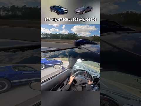 Scary Shelby GT500 vs Z06 Corvette… thumbnail
