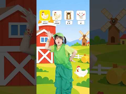 リズムを学ぼう！🐴どうぶつの鳴き声編🐔 #キッズ #リズムあそび #rhythmgame  #shorts thumbnail