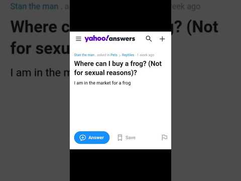 Where can I buy a frog? thumbnail