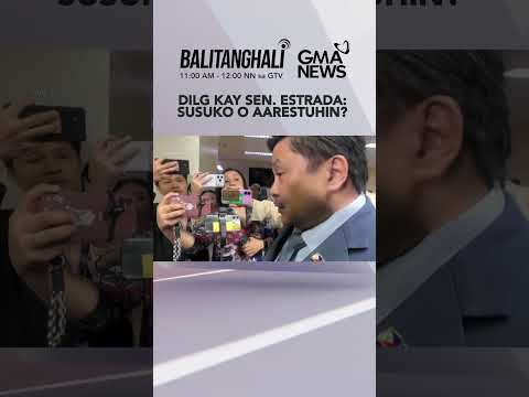 Gagawin daw ng DILG at PNP ang lahat para maaresto si Sen. Jinggoy Estrada... #shorts | Balitanghali thumbnail
