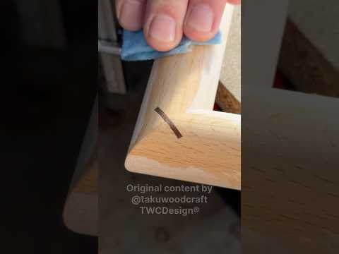 How is this spline inserted? #shorts #woodworking #diy thumbnail