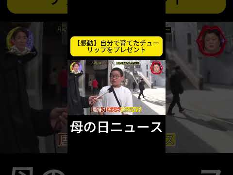 【感動】自分で育てたチューリップをプレゼント   #月曜から夜ふかし #夜ふかし thumbnail