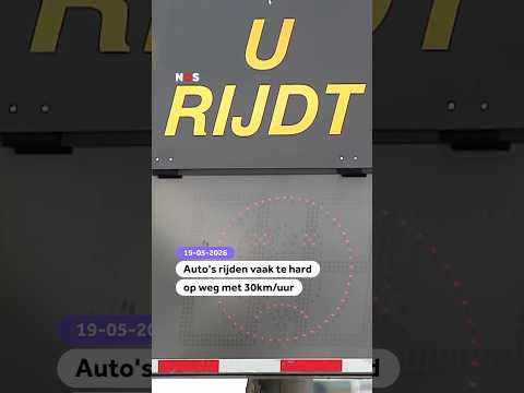 Auto’s rijden vaak te hard op weg met 30km/uur thumbnail