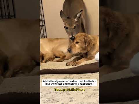 The Weak Deer #lovestory #animals #wildliferescue #rescueefforts #cute#deer #love #cute thumbnail