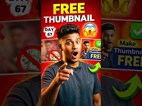 Make Professional Thumbnails for FREE Using ChatGPT ? Day 67 #mission1mwithyou thumbnail
