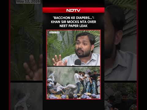 Khan Sir's 'Huggies-Diapers' Analogy Over NEET Paper Leak thumbnail